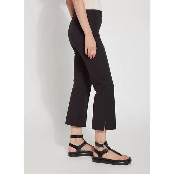 NEW LYSSE cropped amanda bootcut pants in black - Picture 3 of 4